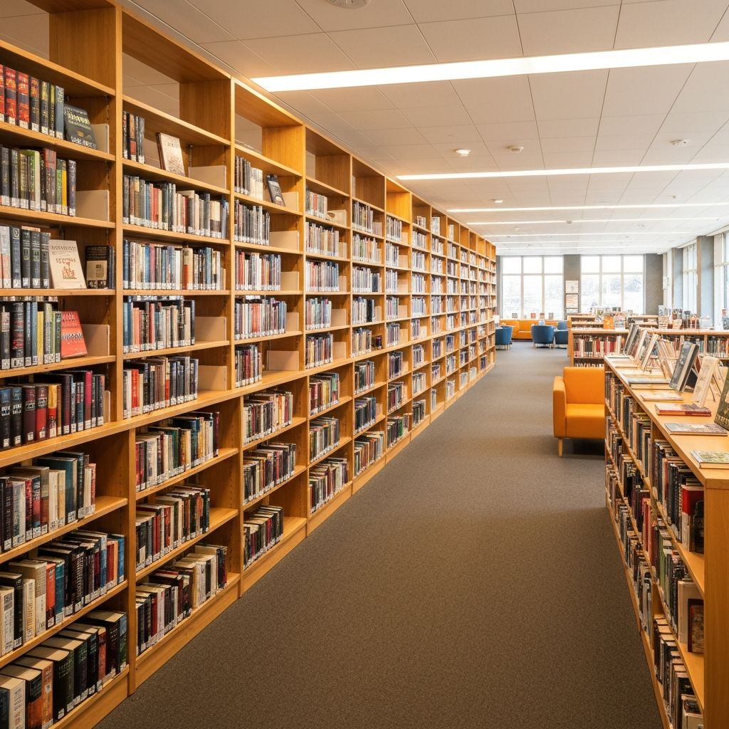 Víðtækt bókasafn